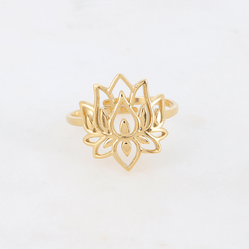 anillo flor de loto